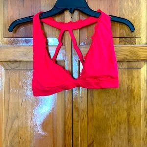 Red PINK bralette
